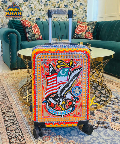 Trolley Bag USA Bald Eagle (Chamakpatti Handmade)