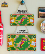 Pakistan Green Map Truck Art Wall Plate