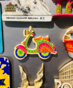 Scooter Acrylic Fridge Magnet