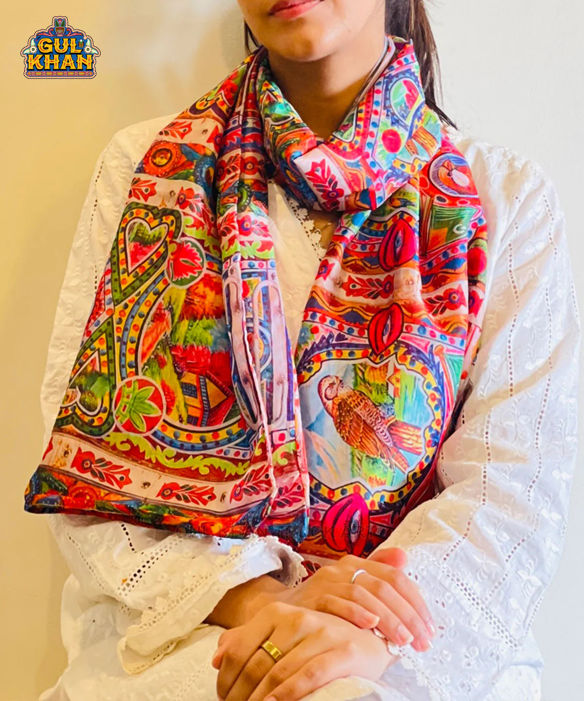 Truck Art Pattern Stole