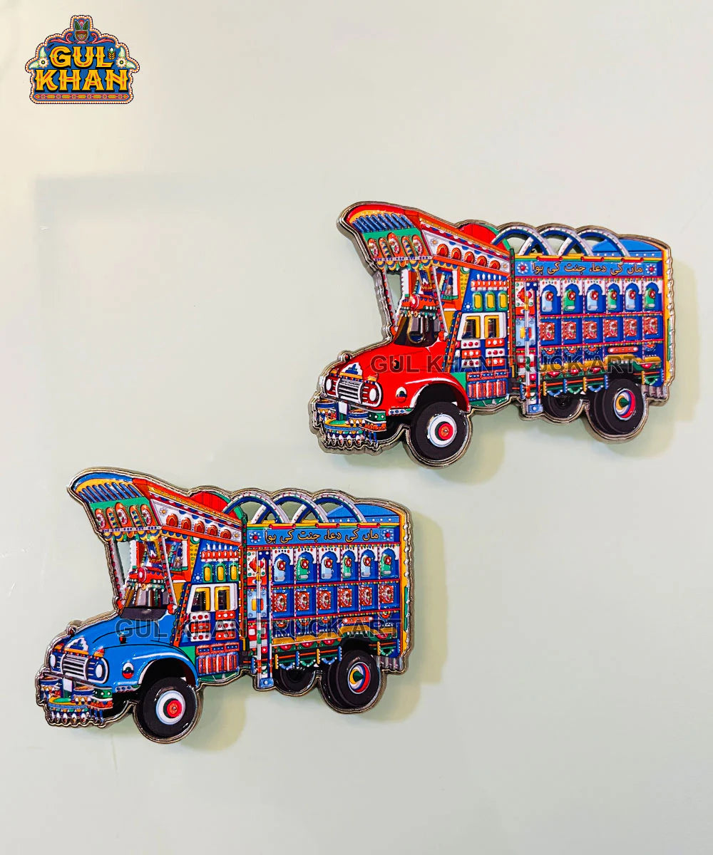 BedFord Truck Metal Diecast Truck Art Fridge Magnet