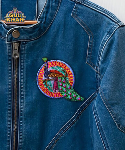Peacock Premium Embroidered Patch