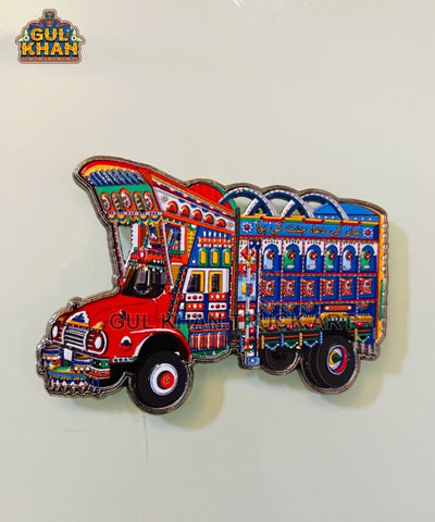 BedFord Truck Metal Diecast Truck Art Fridge Magnet
