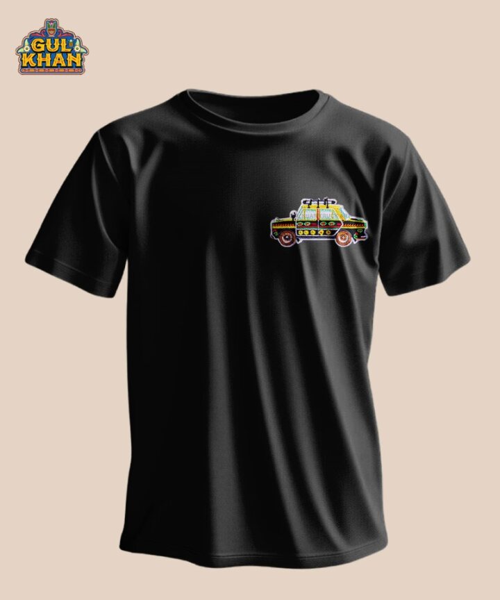 Taxi Premium Embroidered Patch T-Shirt