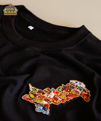 Map Premium Rubber PVC Patch T-Shirt