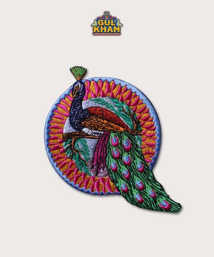Peacock Premium Embroidered Patch