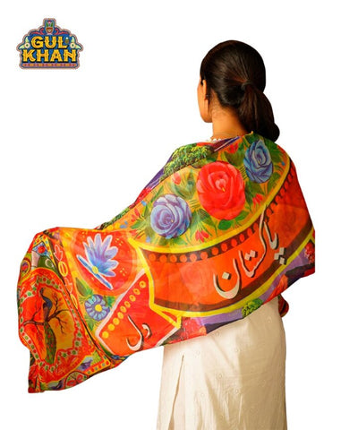 Dil Pakistan Dil Printed Truck Art Stole