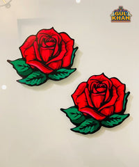Rose Printed Acrylic Coaster